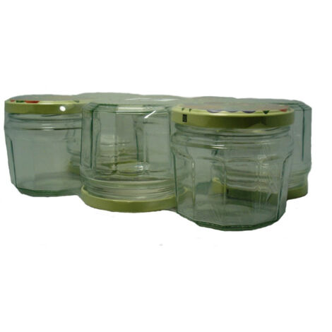 BOUCHONNERIE JOCONDI - Pack 6 confituriers 340ml couvercle décor fruits