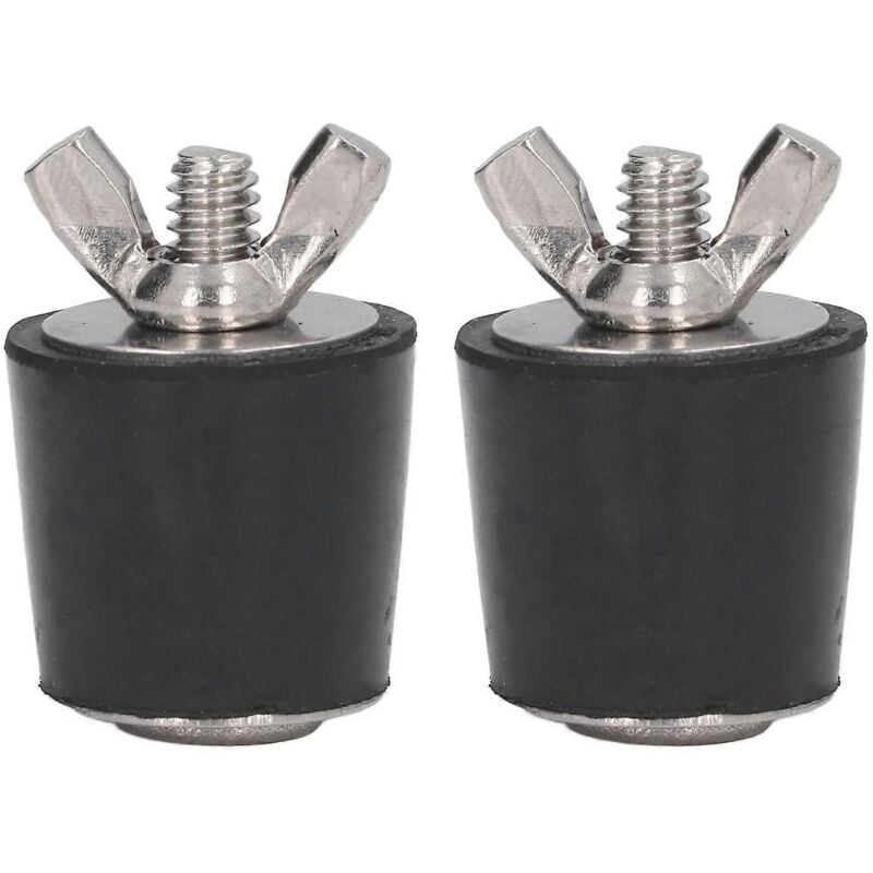 Alovez - Bouchons coniques en caoutchouc pour piscine, 2 pièces, accessoires d'hivernage, 25 mm