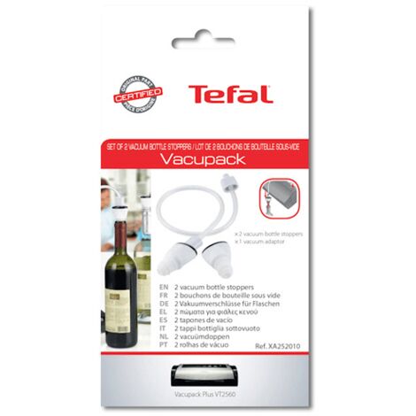 BOUCHONS DE BOUTEILLE SOUS VIDE VACUPACK POUR PETIT ELECTROMENAGER   TEFAL - XA252010