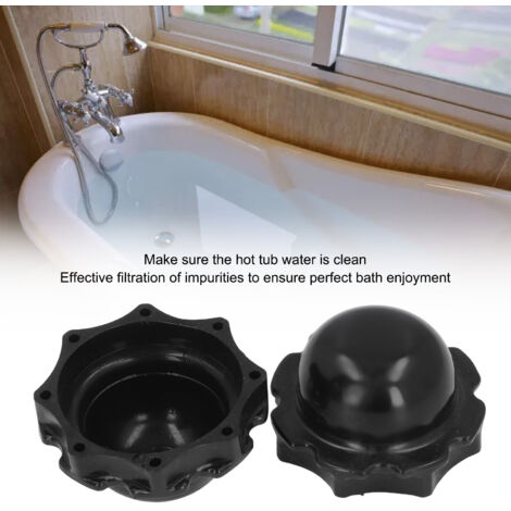Bouchons de filtre pour spa gonflable - 2PCS ABS - Anti-fuite et haute compatibilité