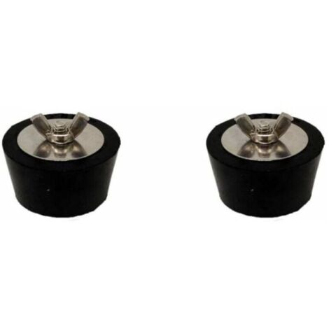 Bouchons de gel pour piscine, bouchons de gel extensibles en caoutchouc, accessoires d'entretien hivernal pour piscine et spa, 2 pouces, 2 pièces