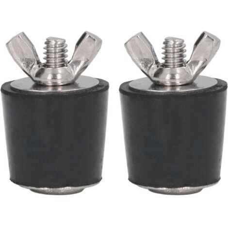 Bouchons de piscine en caoutchouc Ulisem, lot de 2, bouchons coniques, accessoires de piscine, 25 mm, résistants au froid