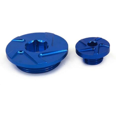 Bouchons de purge pour réservoir de frein, entretoise de moyeu de roue et vis de purge usinés CNC pour motos Yamaha YZ250F 2009-2013 et YZ450F 2009-2015