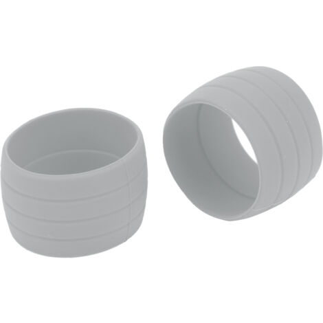 Bouchons de sangle en silicone gris antidérapants pour guidon de vélo de route, anneaux élastiques de fixation