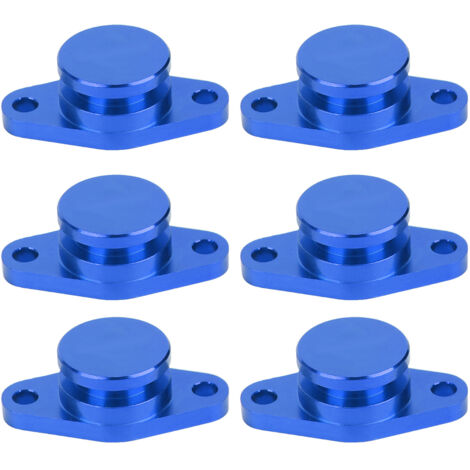Bouchons de Suppression des Swirl Flaps M57/M57D25, Kit 6x22mm avec Joints en Caoutchouc Bleu