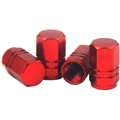 Bouchons de valve de pneu de voiture, capuchons d'air universels, couvercle en alliage d'aluminium, capuchons de tige de valve de pneu pour voitures, SUV, camions, motos, vélos
