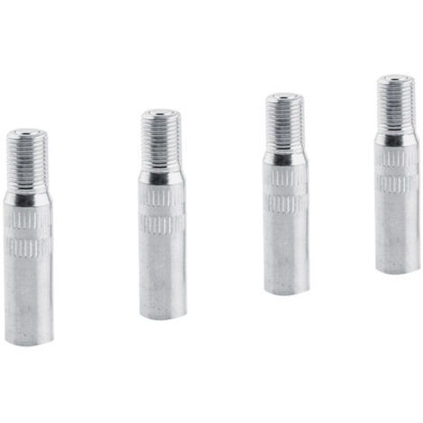 Bouchons de Valve de roue automobile en métal 4 pièces Extensions de tige prolongateur de voiture camion Van caravane