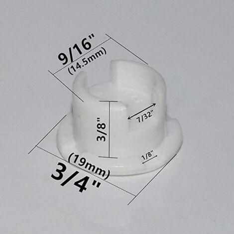 Bouchons de verrouillage pour stores – Lot de 12 couvercles en plastique blanc pour cordon et rail inférieur – Fixation par bande