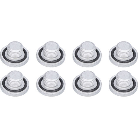 Bouchons de vidange d'huile, filetage M14 avec rondelle d'étanchéité 0652 477 pour Opel Astra/Corsa/Meriva, 8 pièces