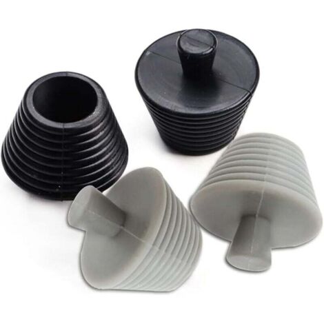 Bouchons de Vidange Universels 4 Pièces Bouchon de Lavabo Caoutchouc Bouchon Baignoire Universel Bouchon de Vidange Baignoire Bouchon D'étanchéité de Tuyau D'évacuation