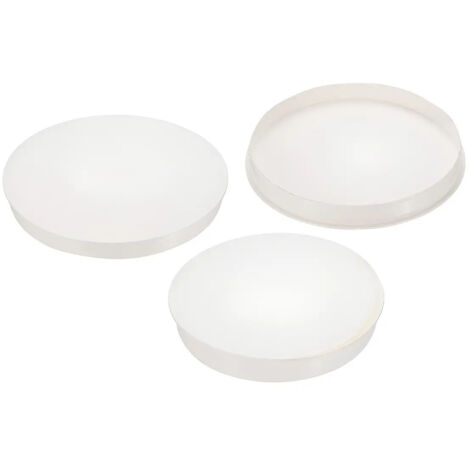 bouchons dextrmit de tuyau en PVC 6 pour bricolage blanc