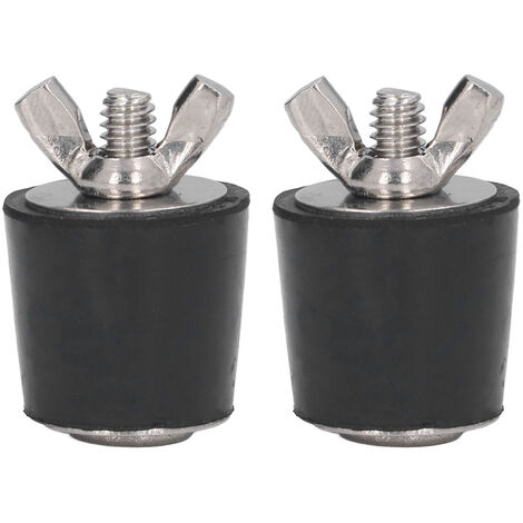 Bouchons d'Hivernage de Piscine, 2 Pcs Bouchon de Gel d'Expansion en Caoutchouc Empêchent le Tuyau de Vidange d'être Endommagé pour Tuyauterie de Piscine Hiver Entretien des Raccords (25mm/1")