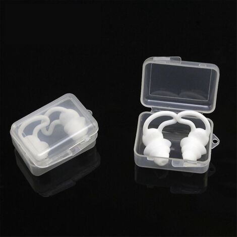 bouchons D'oreille Pour Dormir, 2 Paires Bouchons D'oreille Antibruit 30db-40db, Confortables Antibruit En Silicone Rutilisable Pour Dormir, Dorme