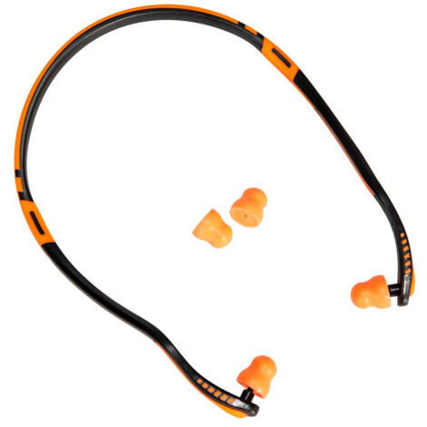 Bouchons D'oreilles Avec Arceau Easy Fit En Mousse Pu (2 Paires) - Orange - Portwest