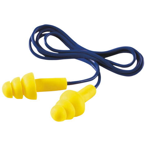 Bouchons d'oreilles avec cordelette e-a-r ultrafit - Conditionnement : Boite de 50 paires - 3M
