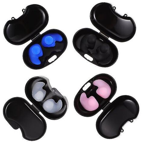 Bouchons d'oreilles de natation pour enfants - Lot de 4 paires pour une protection optimale contre l'eau pendant le bain et la natation