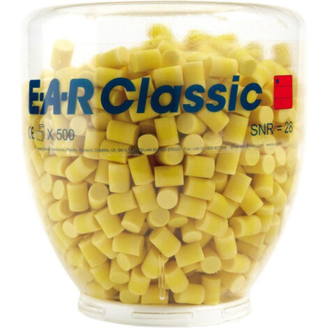 Bouchons d'oreilles E-A-R™ Classic™ Recharge EN 352-2 SNR 28 dB 500 PA/Distributeur 3M
