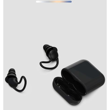 Bouchons d'oreilles en silicone ultra confortables et antibruit pour dormir, ronfler, courir, tirer, voyager, assister à des concerts