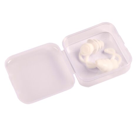 Bouchons d'oreilles en silicone unisexes pour la natation et le sommeil (75540001)