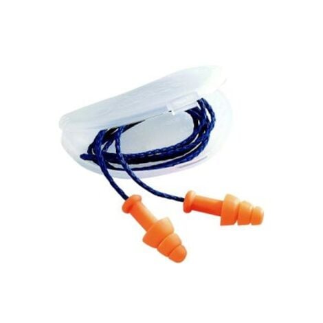 Bouchons d'oreilles réutilisables Howard Leight SmartFit 50 pièces.