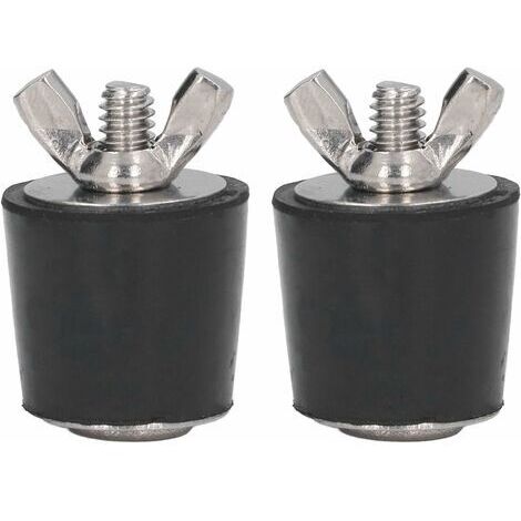 Bouchons en Caoutchouc pour 2 pièces Bouchons en Caoutchouc de Piscine hivernage Bouchon Conique Accessoires de Piscine 25mm