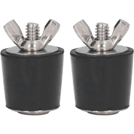 Bouchons en Caoutchouc pour piscines, 2 pièces Bouchons en Caoutchouc pour Piscine hivernage Bouchon Conique Accessoires de Piscine 25mm