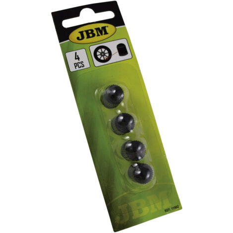 Bouchons en plastique noir pour vannes pneumatiques (4 pièces) JBM11902