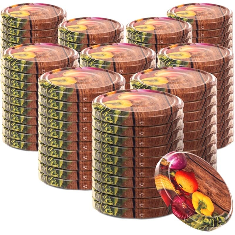 Kadax - Bouchons pour bocaux Couvercles Bouchon Fi66 Bouchons pour bocaux Conserves 100x