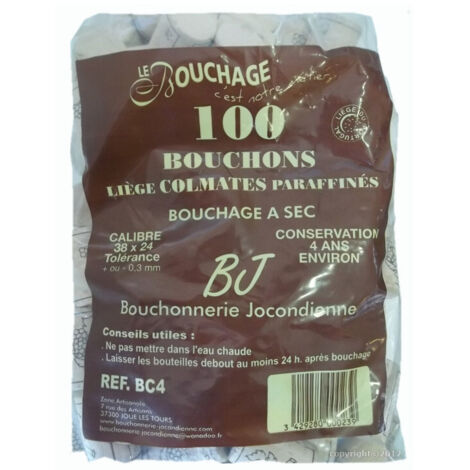 Bouchons X100 Colmate 38x24 4a - BOUCHONNERIE JOCONDIENNE