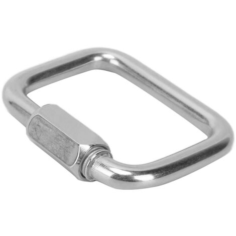 Boucle de connexion multifonction en acier inoxydable 8mm pour hamac, camping, randonnée et pêche