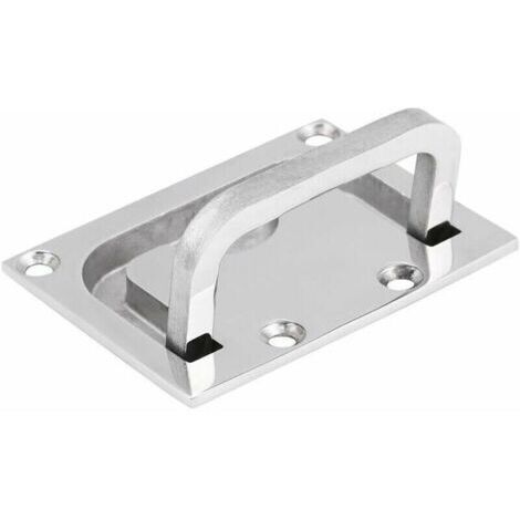 Boucle de plancher en acier inoxydable 316, boucle de pont marine, poignée de trappe, poignée de RV (7657mm)