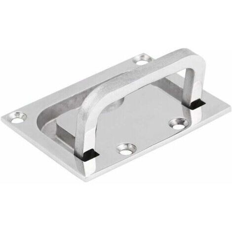 Boucle de plancher en acier inoxydable 316, boucle de pont marine, poignée de trappe, poignée de RV (7657mm)