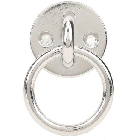 Boucle de porte circulaire en acier inoxydable 2024304 avec anneau de fixation pour sac de sable, crochet de suspension pour balançoire d'intérieur, 6 mm