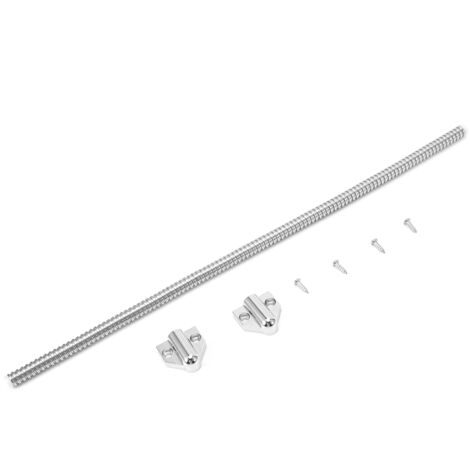 Boucle de porte de 1Pc 40cm de Long avec extrémités triangulaires pour montage à mortaise exposé cble de protection