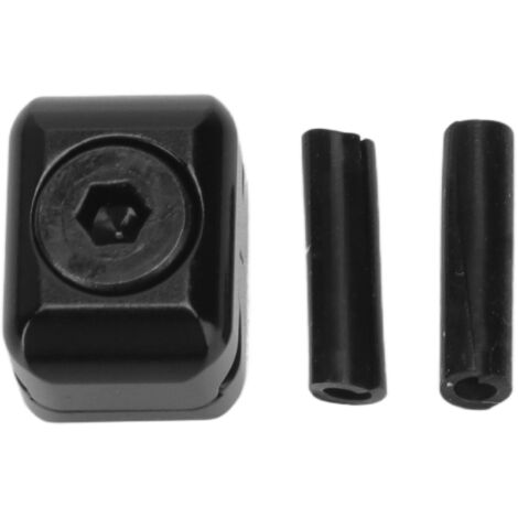 Boucle de serrage métallique pour câble d'arc, clip de fixation réglable pour arc à poulies, noire