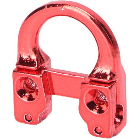 Boucle en D en métal pour équipement de tir à l'arc, anneau de fixation pour accessoires de chasse, couleur rouge vif