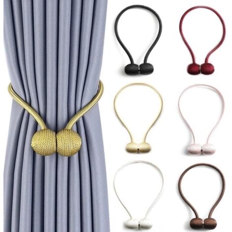 Boucle magnétique - 6 pièces - Longueur 46,5 cm - Couleurs assorties - Aimant puissant