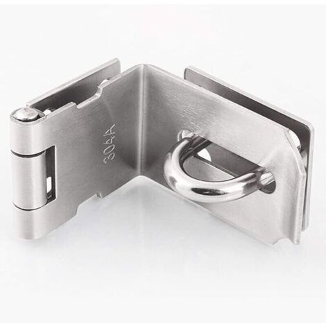 Boucles de loquet de porte à angle droit en acier inoxydable à 90 degrés,verrou coulissant,cadenas à cadenas lourd, loquet de porte à angle droit à 90 degrés, verrou de porte haute sécurité.