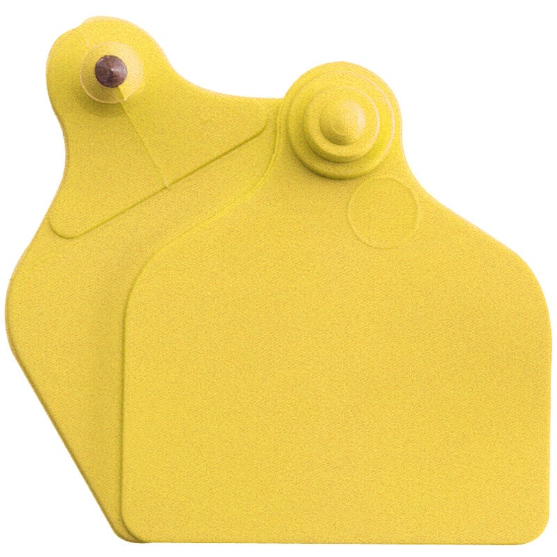 Ukal - Boucles de marquage Flex maxi+maxi nue jaune x20