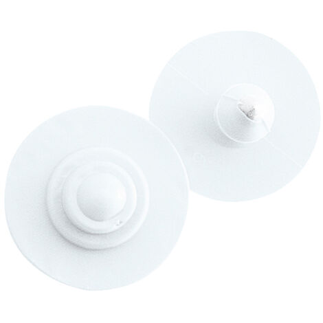 Boucles de marquage Ukaflex bouton+bouton nue blanc