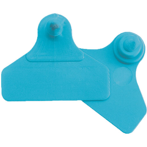 Boucles de marquage Ukalflex large+large nue bleue X20