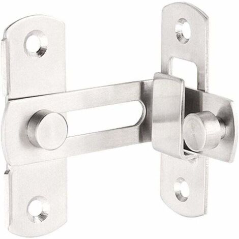 boucles de verrouillage de porte angle droit de 90 degrs boulons de verrouillage incurvs boulons de levier de verrouillage coulissant pour portes et fentres