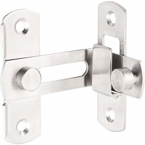 boucles de verrouillage de porte angle droit de 90 degrs boulons de verrouillage incurvs boulons de levier de verrouillage coulissant pour portes et fentres