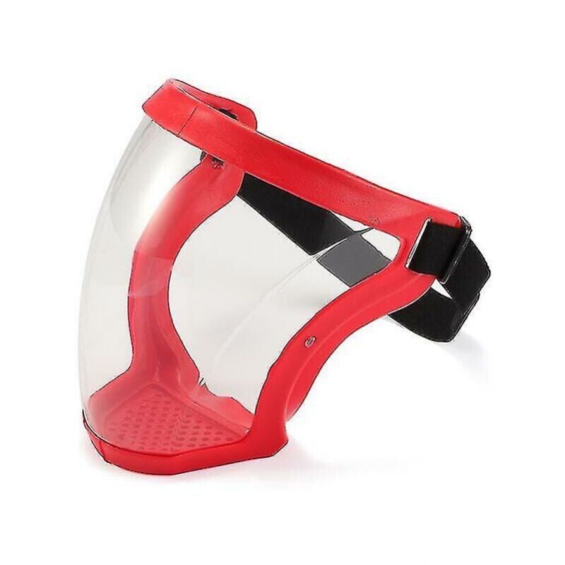 Bouclier de protection complet visière Hd masque complet transparent vaporisateur transparent résistant aux éclaboussures couverture respirante thinde