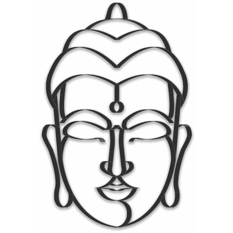 Bouddha décoratif à fixer au mur