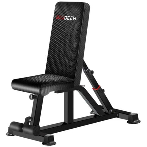 Boudech - THOR 250 - Fitnessbank f�r das Training mit Gewichten und Hanteln mit verstellbarer Neigung, ultra-ergonomischem Design und solidem, rutschfestem Rahmen. Universal-Multifunktionsbank mit ein