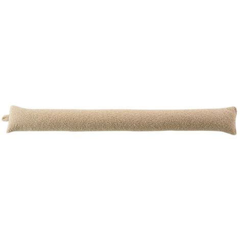 Boudin Bas de Porte Bouclette "Wooly" 80cm Beige