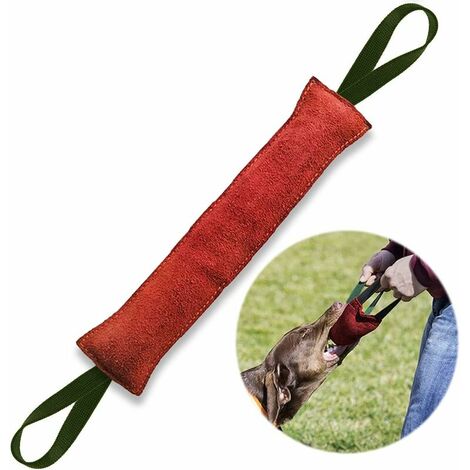 Boudin Chien, Boudin Mordant Chien Indestructible, 40 cm, avec 2 Anses, Jouet pour Chien en Tuyaux De Lance À Incendie, Extra Robuste Boudin À Mordre Chien, Versailles