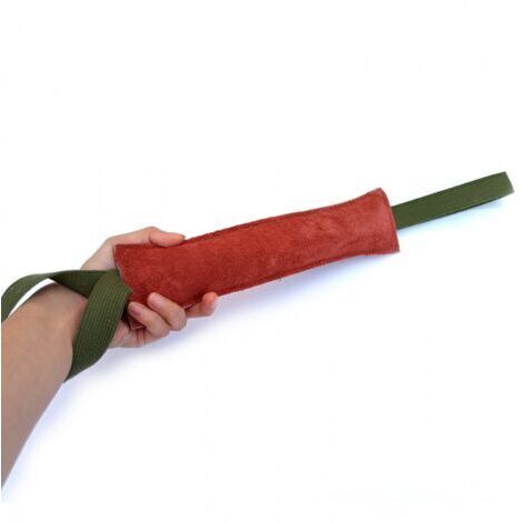 Boudin Chien Indestructible de 20 cm avec 2 Anses, Jouet pour Chien en Tuyaux De Lance À Incendie, Boudin À Mordre Extra Robuste.