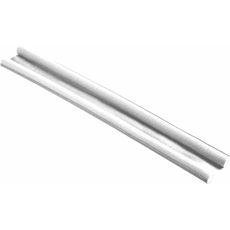 Boudin de porte Bas de Porte Double Isolant 95 cm Stop Froid Anti Courants d'air Insecte Poussière Pertes de chaleur Mousse Découpable, Blanc